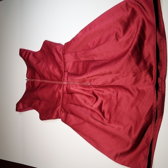 Forever 21 XXI Red Dress Sleeveless Lined Size M - Picture 9 of 13